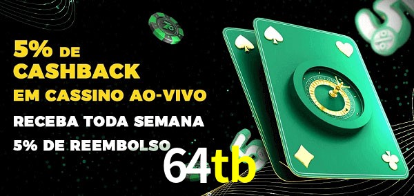 Promoções do cassino ao Vivo 64tb